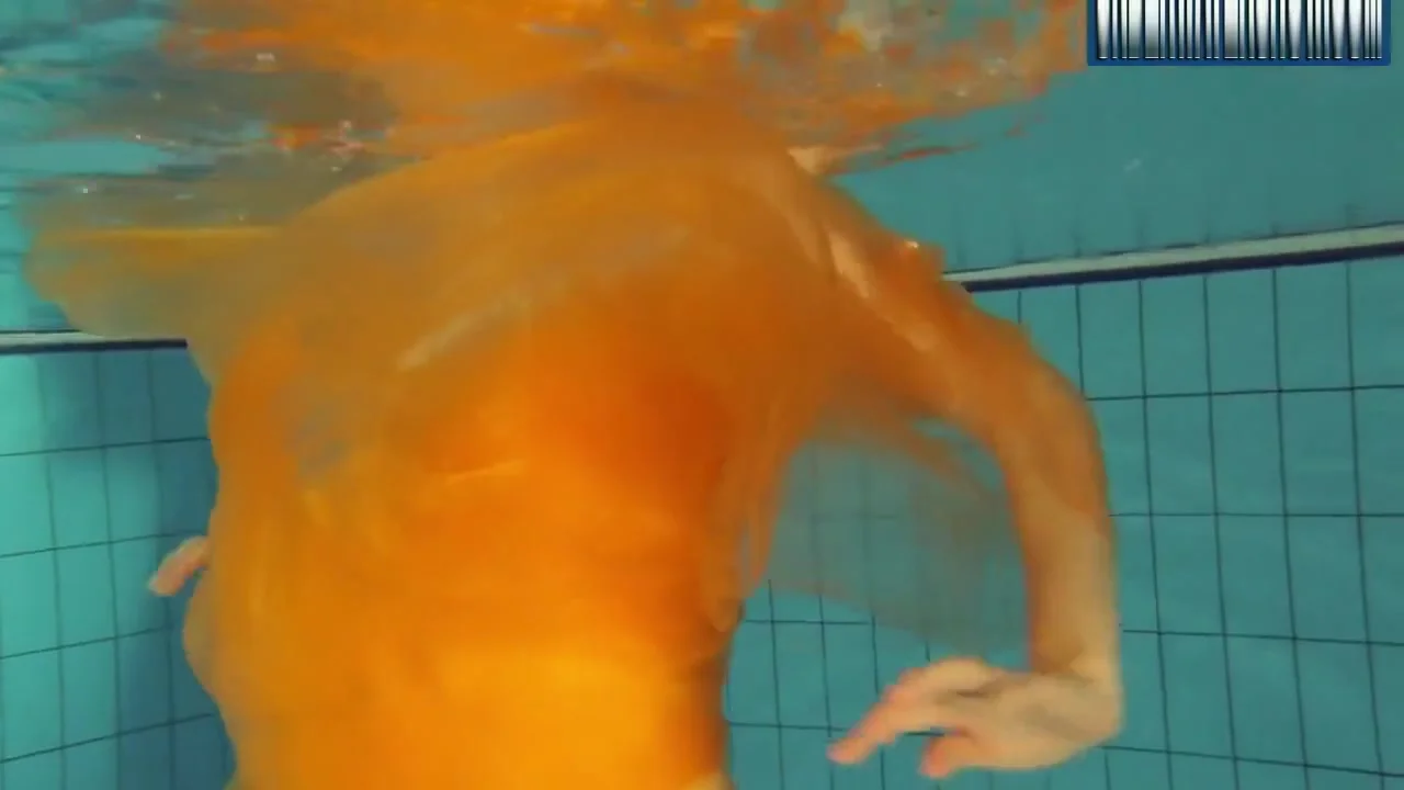 Yellow And Red Clothed teen 18+ Underwater