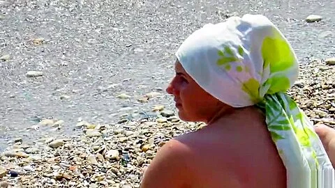 Nice Tits Bikini beach Teens Tanning Topless Voyeur HD Video
