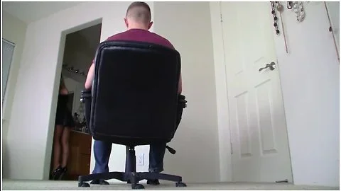 Femdom Chair Tied Man