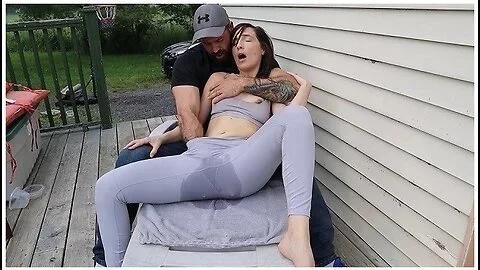 Squirting In Public - Neighbours Watching Me Squirt