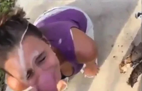 Outdoor Amateur Facial on Bike Trail