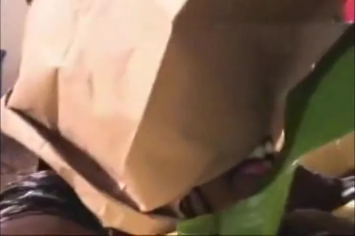 Hot Black Milf Fucked With A Paper Bag Over Her Face