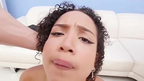 Dany Trin Double Penetrated First Time By Three White Guys