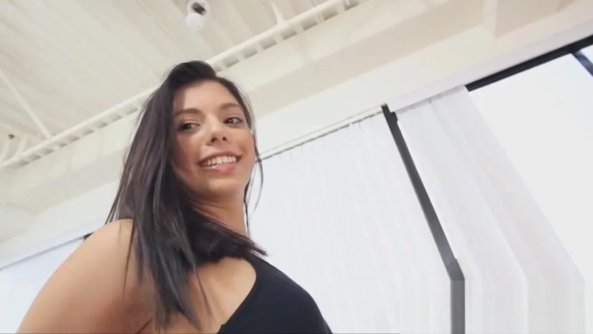 POV fucking fantastic Brazilian teen 18+ from behind