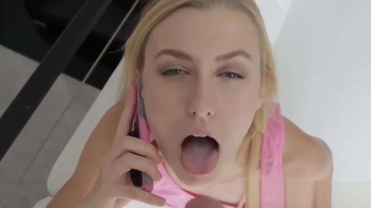 Stepsister sucking cock