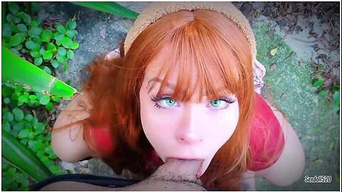 Beautiful Uninhibited Redhead Sucks And Takes A Load In Her Mouth