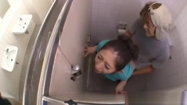 A Surprise Doggy Style Toilet Fuck