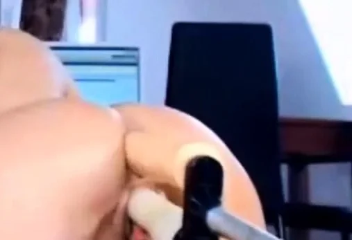 Amateur double fucking machine, fuck cunt and anal