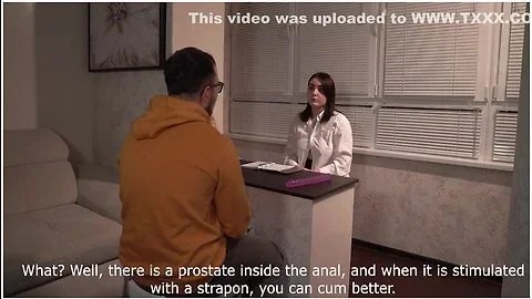 Girl Doctor Cured A Guy With A Prostate Massage
