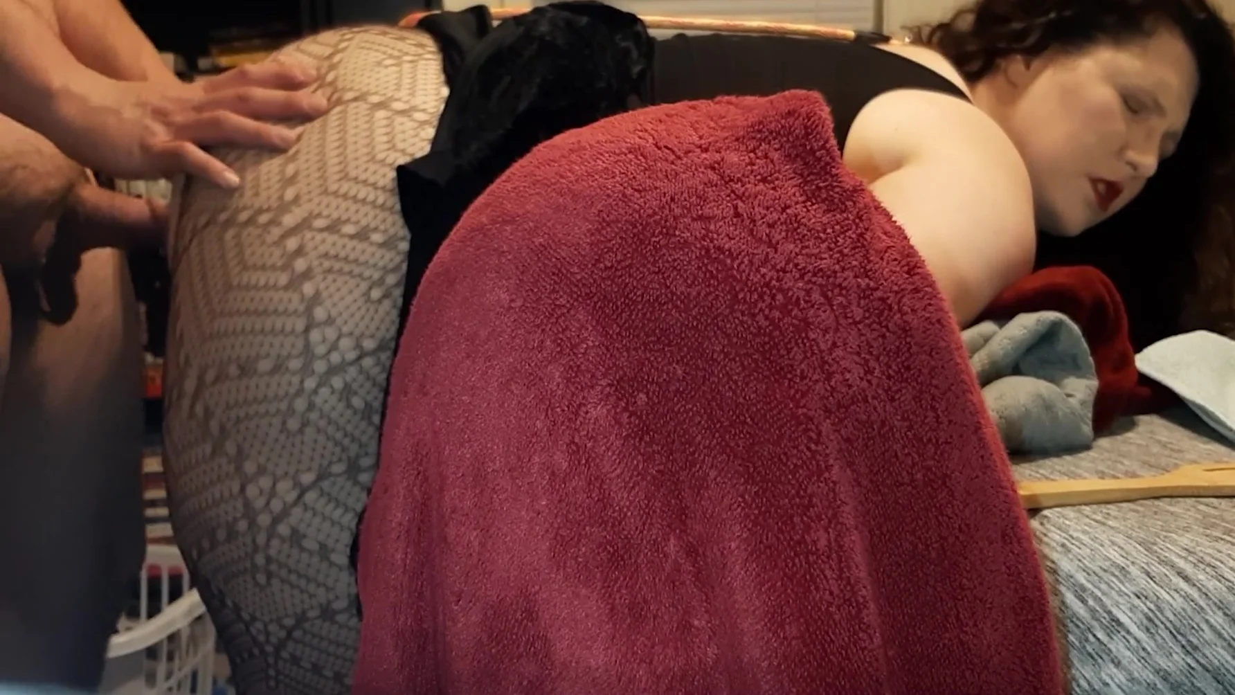 Bbw Pawg Bent Over Ass Fuck With Collar Leash