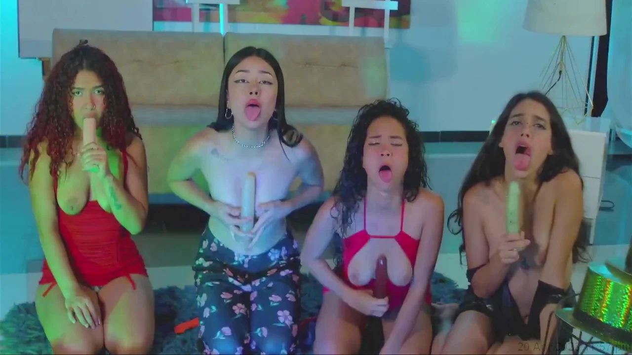 Our Sleepover Ends In Masturbation With Dildos Ggmansion