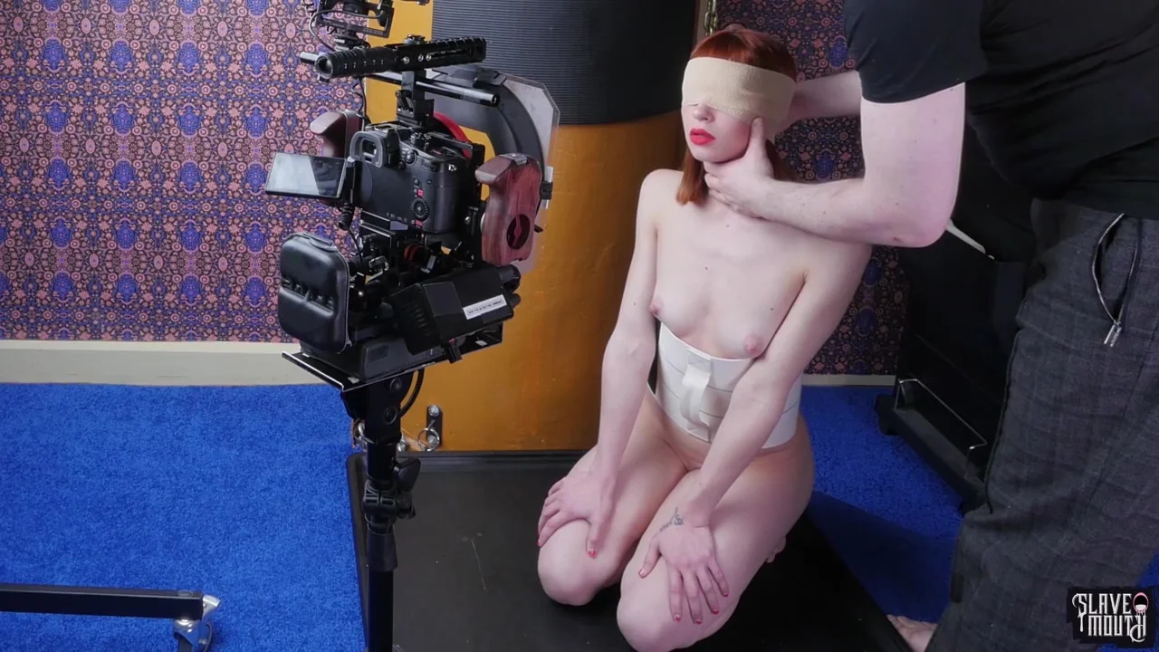 Alexa Nova - Blowing Off Slave Gagging On Her Masters Male Pole