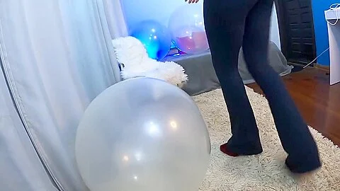 Bursting Balloons With My Farts!! - Brazilian Amateur Teen - Cherry Adams
