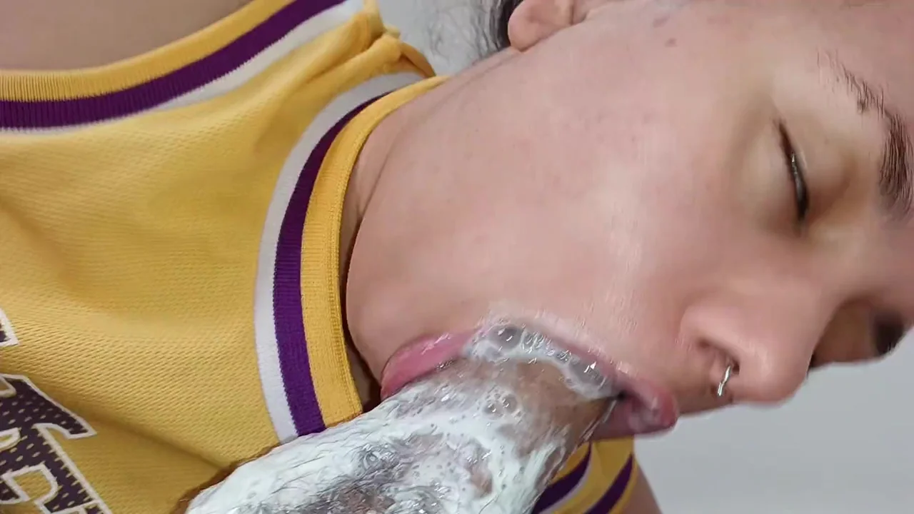 She Licks Deep Down, Swallowing And Fucking Until The Pervert Cums