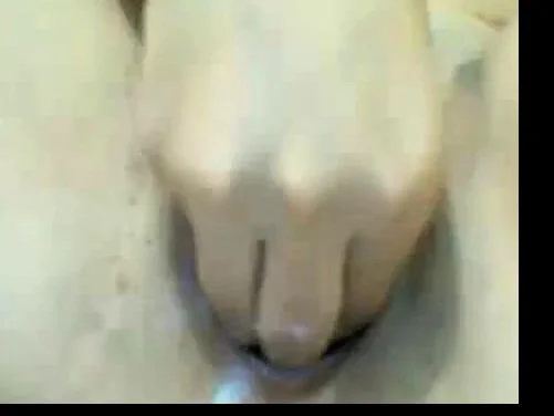 Chinese girl has a creamy pussy