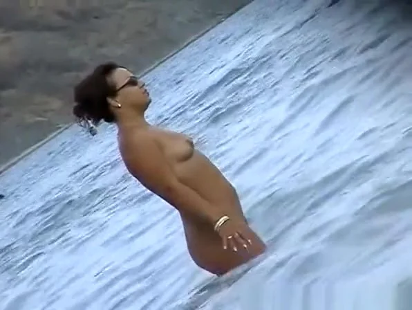 Chubby woman and small tits nudists