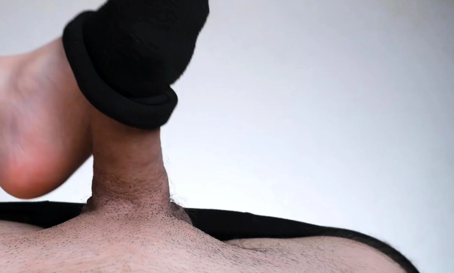 Slow Footjob in Socks – Beautiful Feet, Pink Soles and
