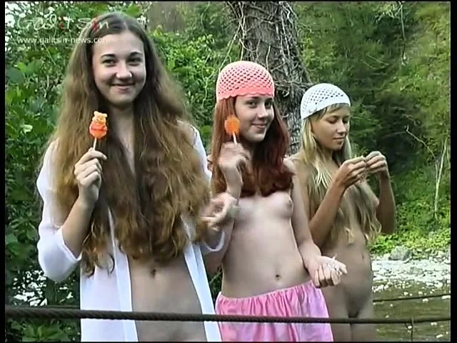 Sexy russian redhead in outdoor anal fuck