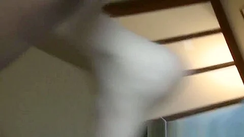 Foot domina shoves feet