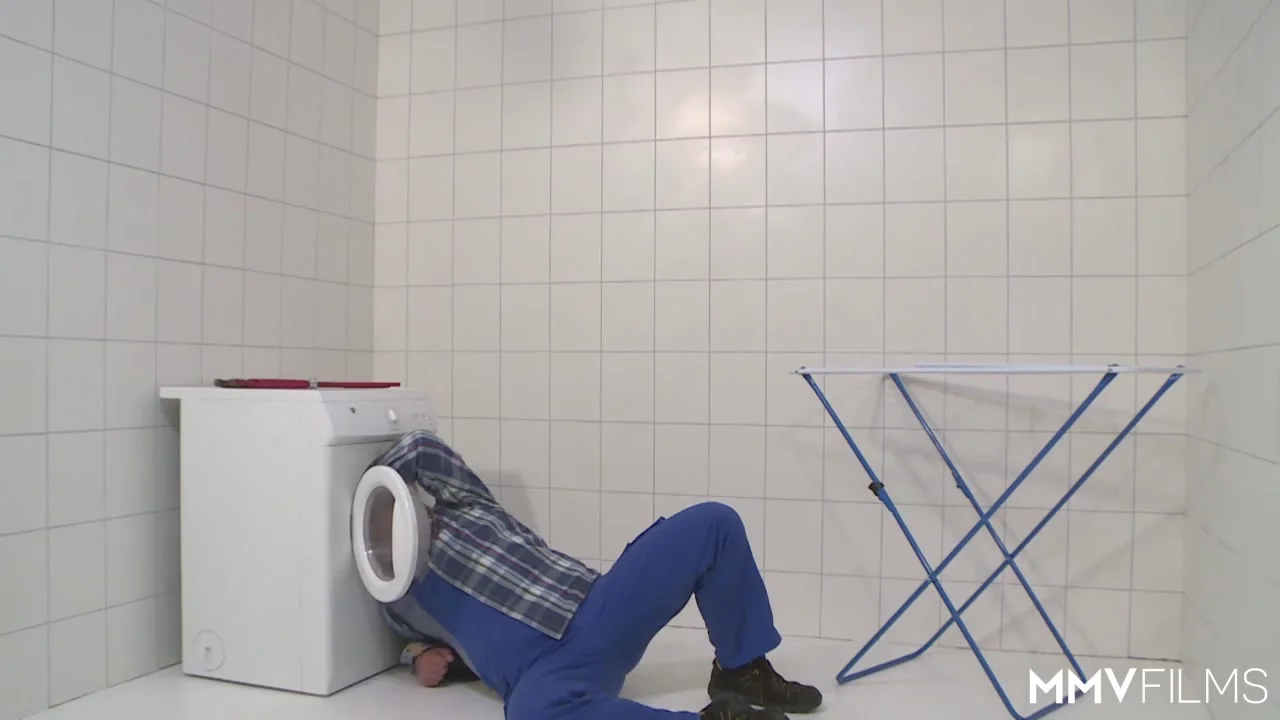 MMV FILMS German Step mom draining the plumber