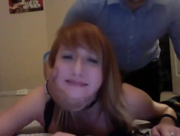 Amateur Redhead Gagged, Slapped and Fucked Hard