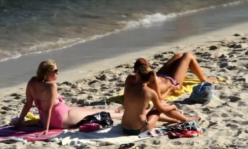 Swinger Outdoor Beach Gang bang Public Sex Part Ii