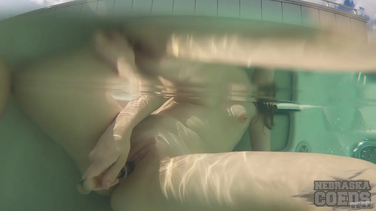Hot teen 18+ Kapri Smoking Then Underwater Pussy Cam Closeups Of Dildo Play