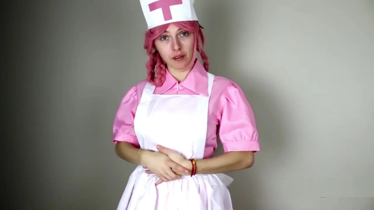 Pokemon Nurse Joy Latex Glove Handjob