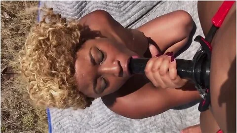 Pornstar Porsha Carrera Pull Out Her Big Strapon And Breaks In Nina Rivera On The Beach