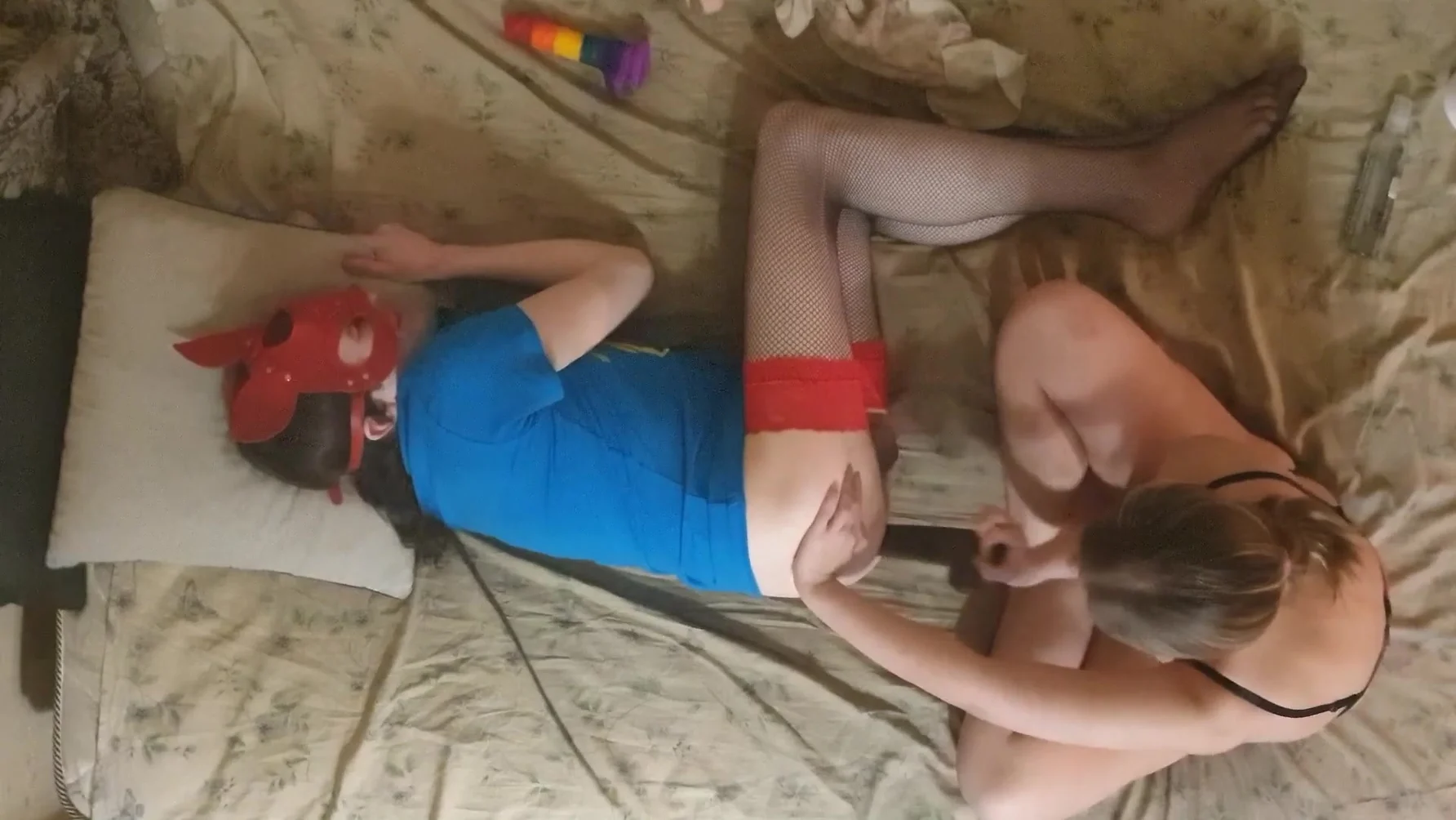 Sissy Slut Ass Fucked Dildo Home