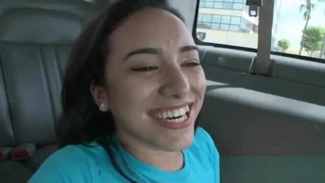 Hot teen 18+ With Tight Ass Gets Fucked In The Van