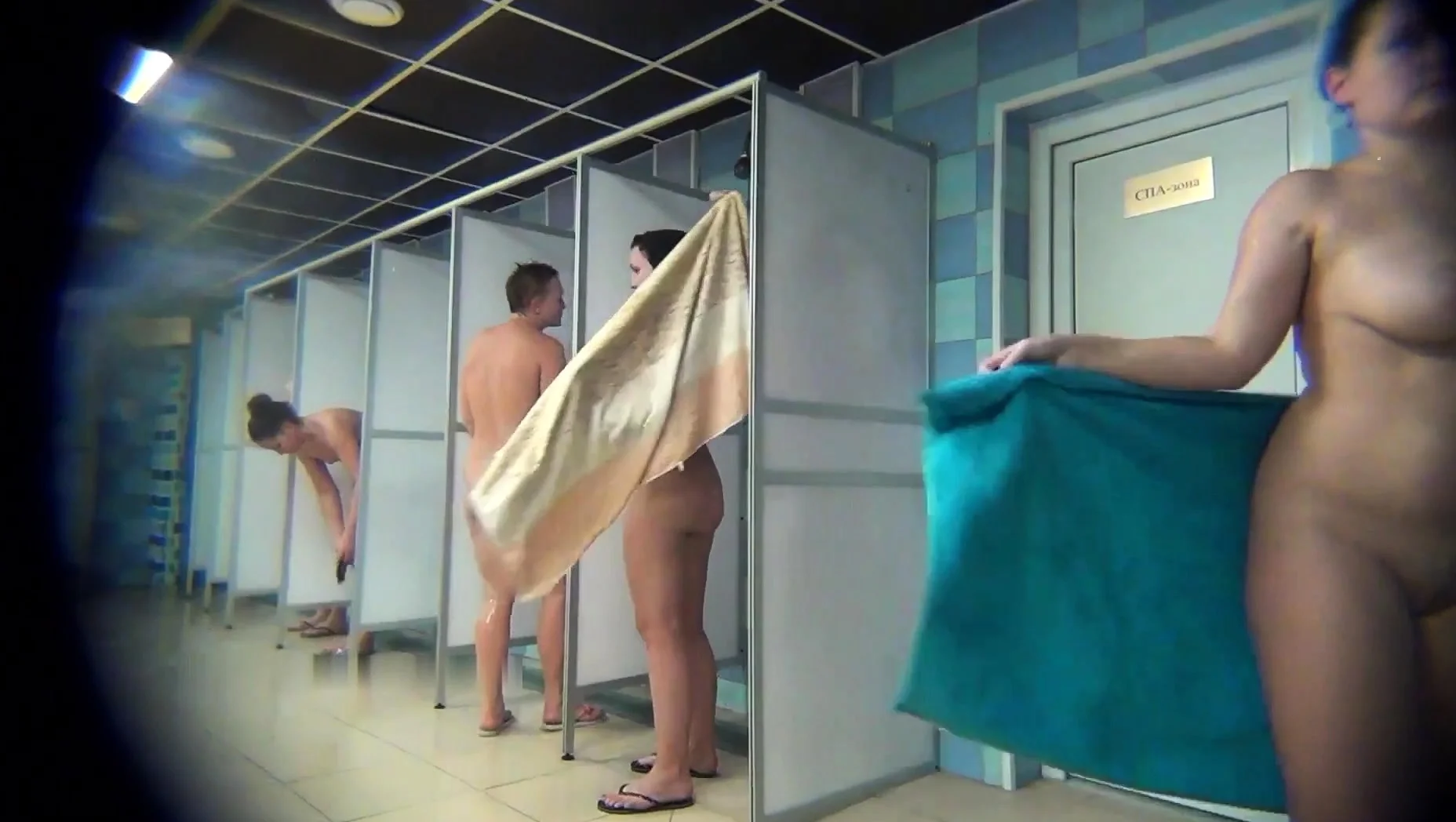 Reality Show Drying off after shower