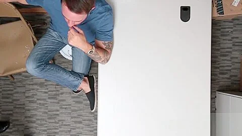 Tattooed teen 18+ banged by security guard