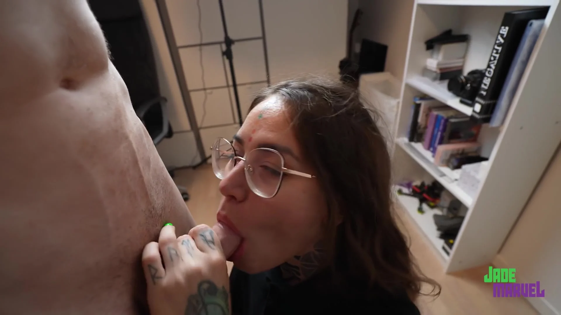 Mari Galore In Delivery Girl Tried A Sex Toy On My Dick And Then I Fucked Her