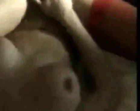 Blonde girl fucked while other guy puts his dick in her face