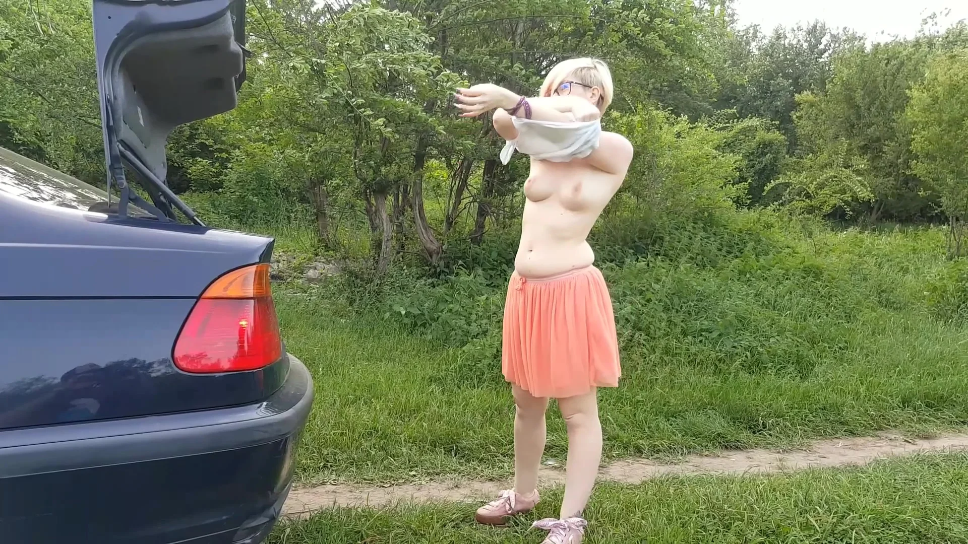 I Was Followed While Changing My Clothes In The Woods Outside The Car