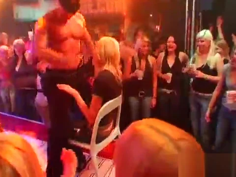 Very hot team fuck in club