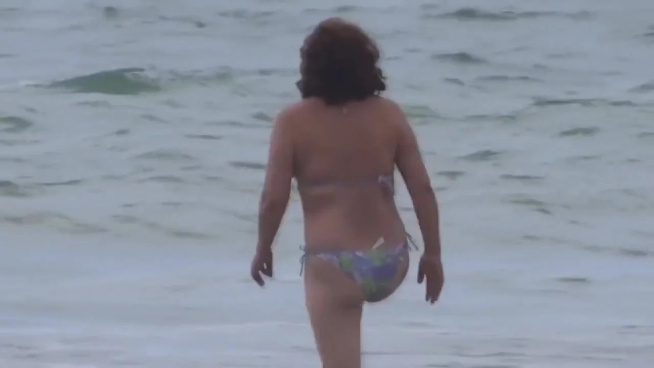 First -my Wife On The Beach She Masturbates In Front Of teen 18+ Cum On Tits And Hairy