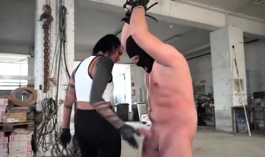 Femdom-Clips by BizarrBoy - Azira Borderland - Ballbusting
