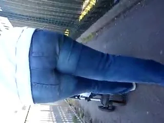 MILF ass jeans