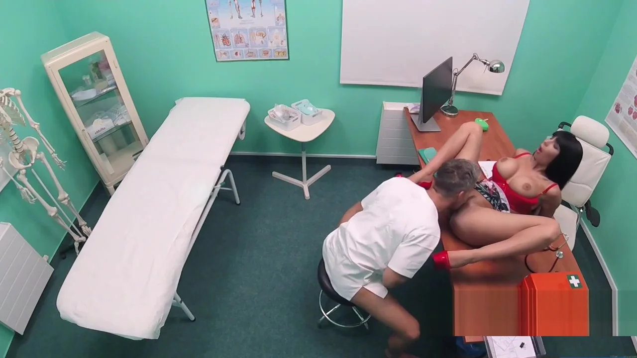 Busty patient licked and fucked by doctor