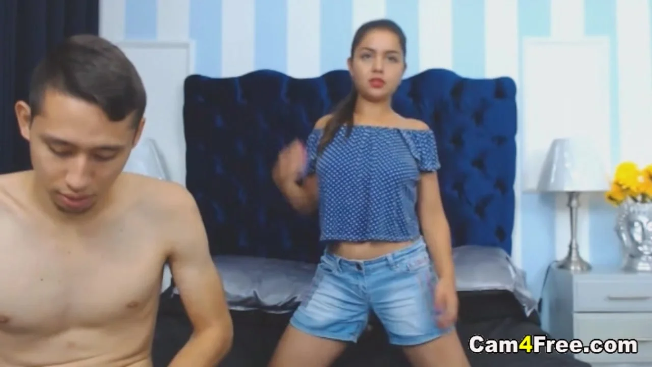 Pretty Hot Colombian Nerd Getting Fuck After Blowjob