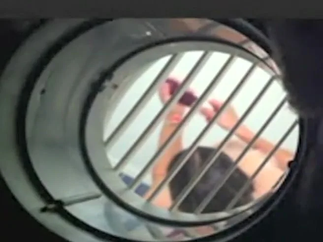Masturbation spied from above