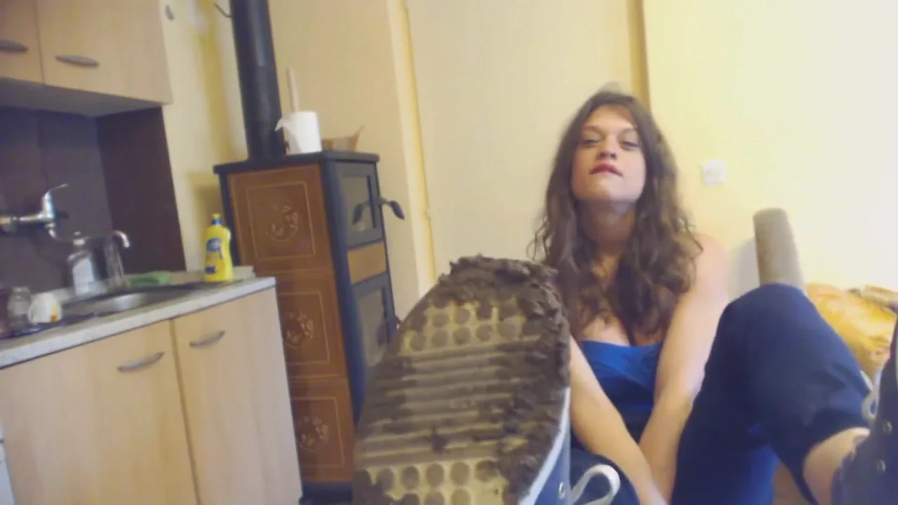 teen 18+ goddess wants you to clean her dirty sneakers by Foot Girls