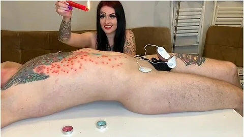 Verified Amateurs - Hot Wax Games! Dominatrix Pours Wax On Slaves Body
