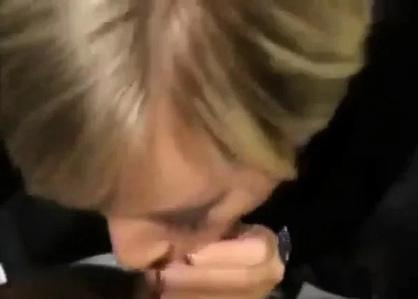 hot blonde have sex in dressing room