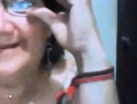 ecuadorian granny watching my cock