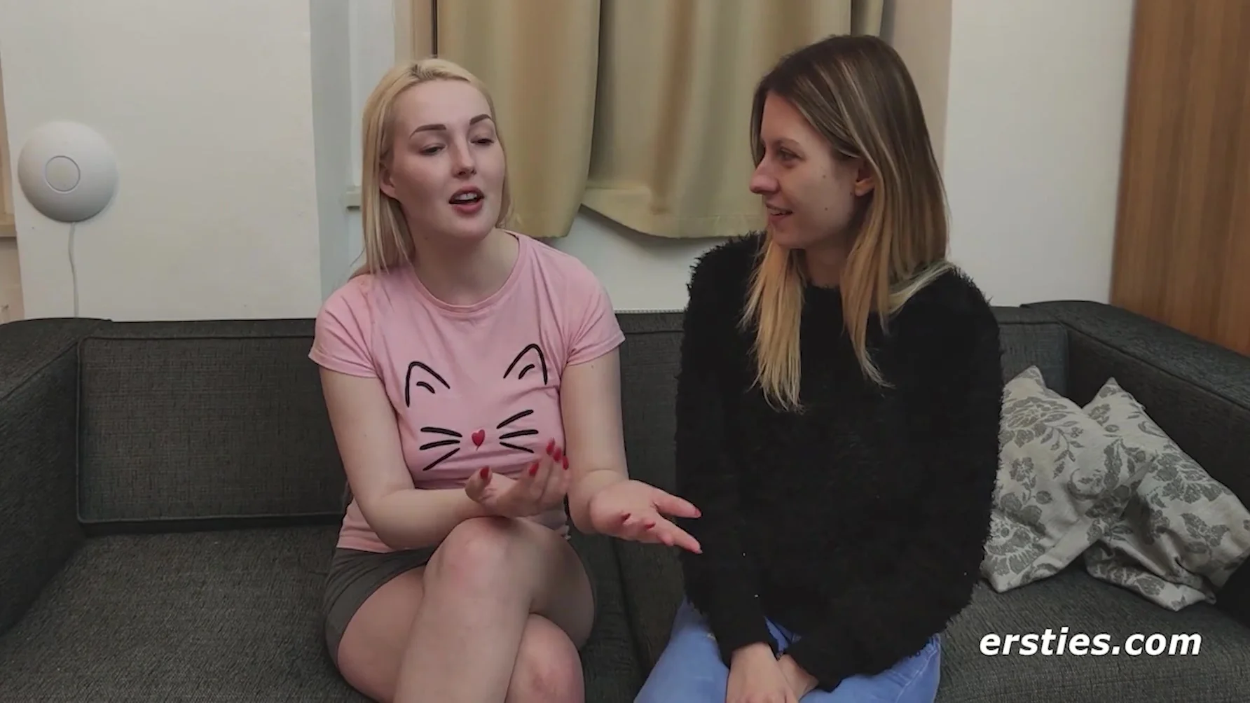 Hot Lesbian Friends Enjoy Sexy Fun Together