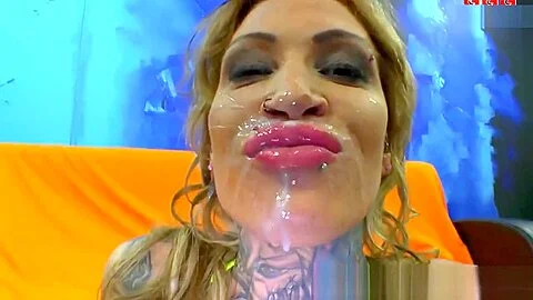 Germans mouth cum dumped