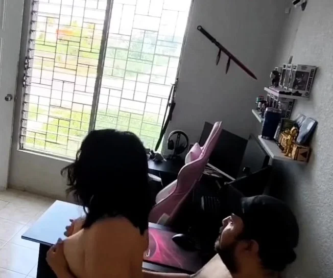 My Neighbor Rides My Husband's Cock - Public Blowjob